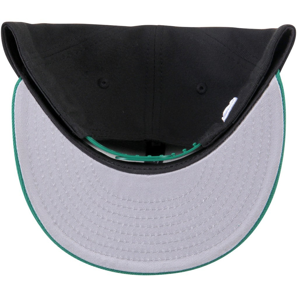 Boston Celtics 2-Tone 9FIFTY Adjustable Snapback Hat Black/Kelly Green