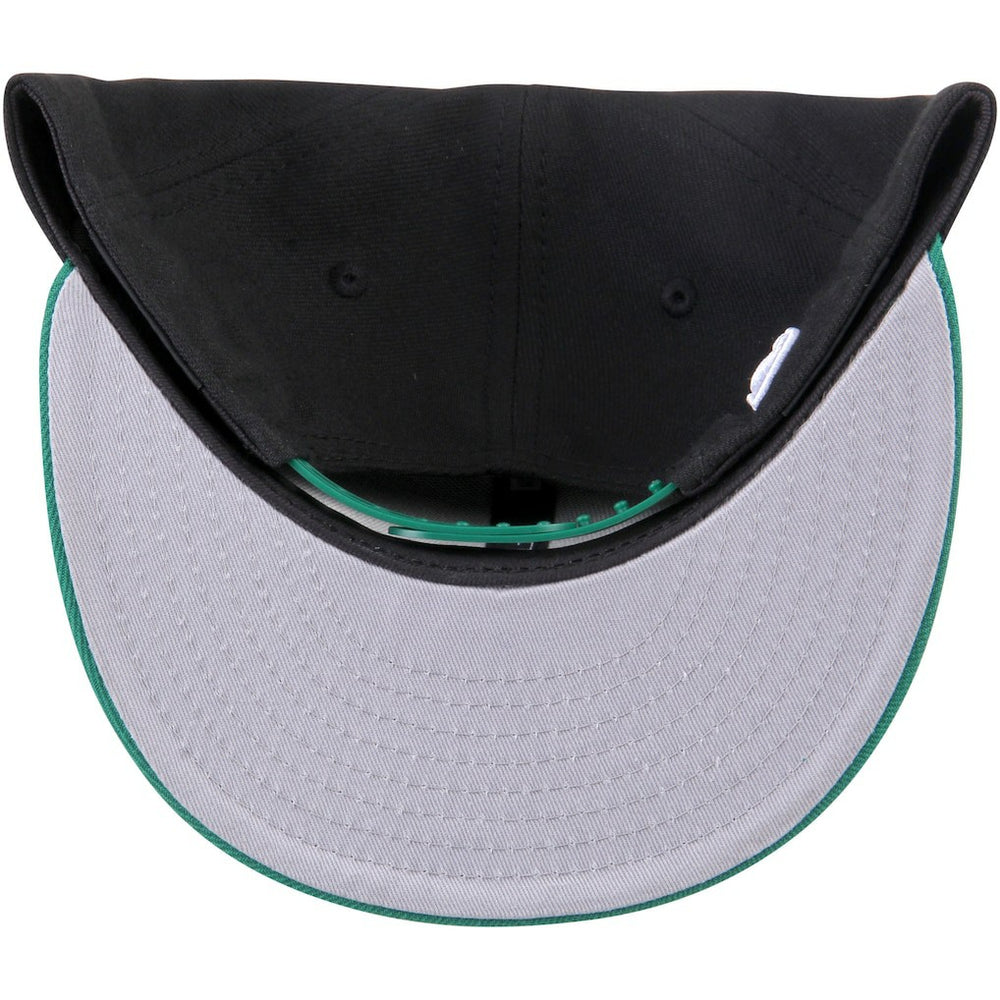 Boston Celtics 2-Tone 9FIFTY Adjustable Snapback Hat Black/Kelly Green