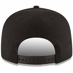 Atlanta Hawks Black & White Logo 9FIFTY Adjustable Snapback Hat Black