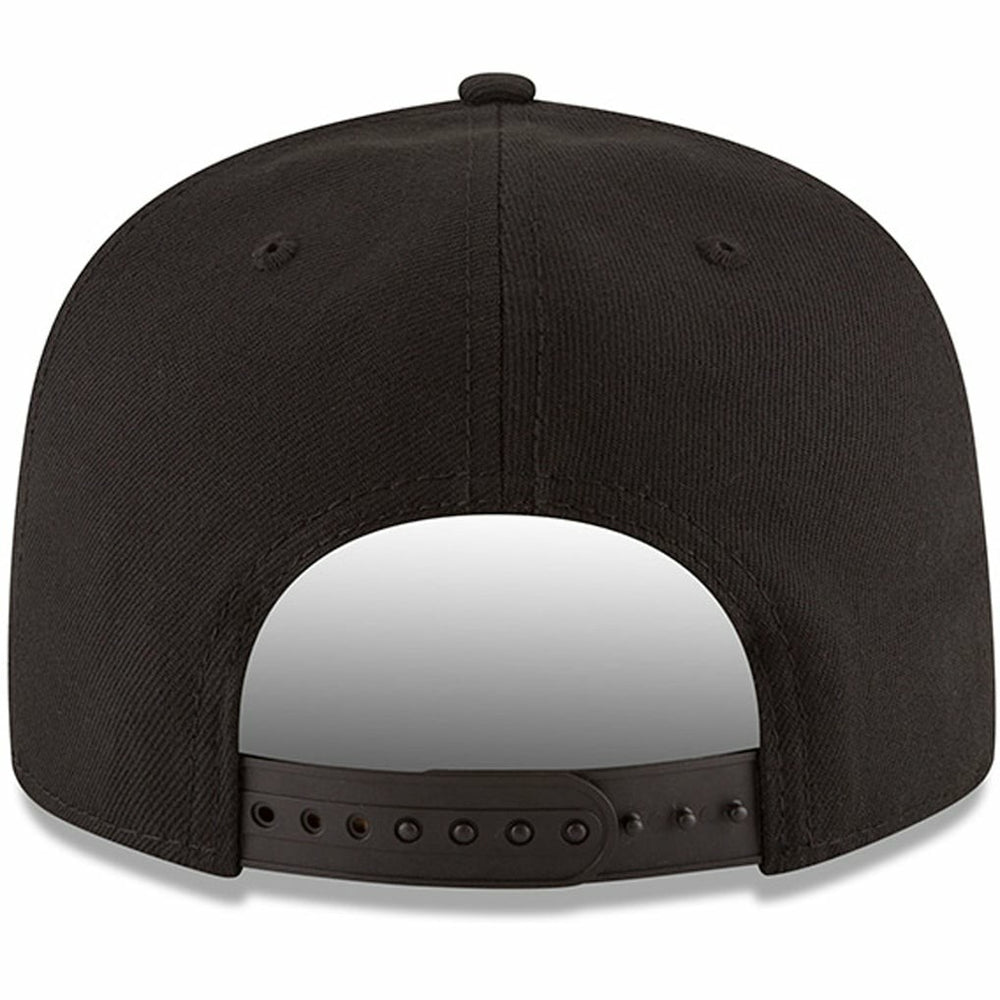 New Orleans Pelicans Black & White Logo 9FIFTY Adjustable Snapback Hat Black