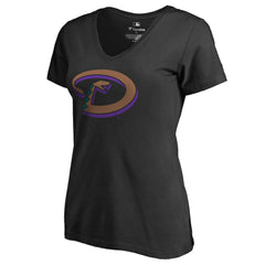 Arizona Diamondbacks Women's Cooperstown Collection Forbes T-Shirt - Black T-shirts
