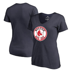 Boston Red Sox Women's Cooperstown Collection Forbes T-Shirt - Navy T-shirts