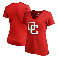 Washington Nationals Women's Cooperstown Collection Forbes T-Shirt - Red T-shirts