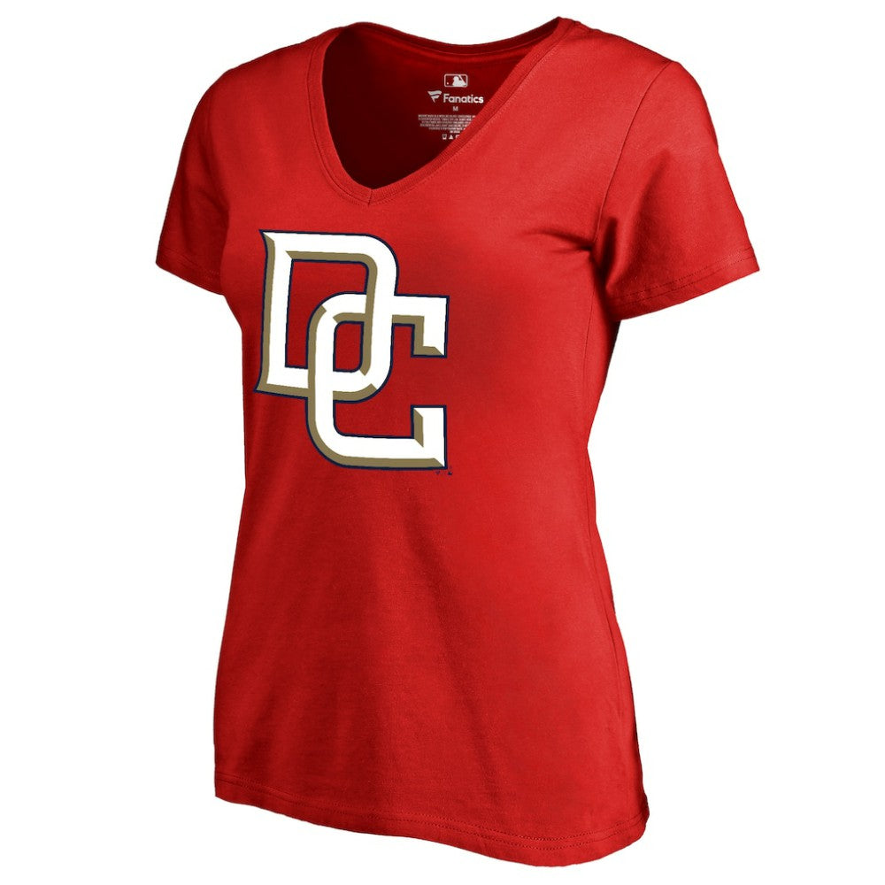 Washington Nationals Women's Cooperstown Collection Forbes T-Shirt - Red T-shirts