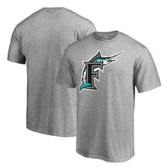 Miami Marlins Cooperstown Collection Forbes T-Shirt - Ash T-shirts