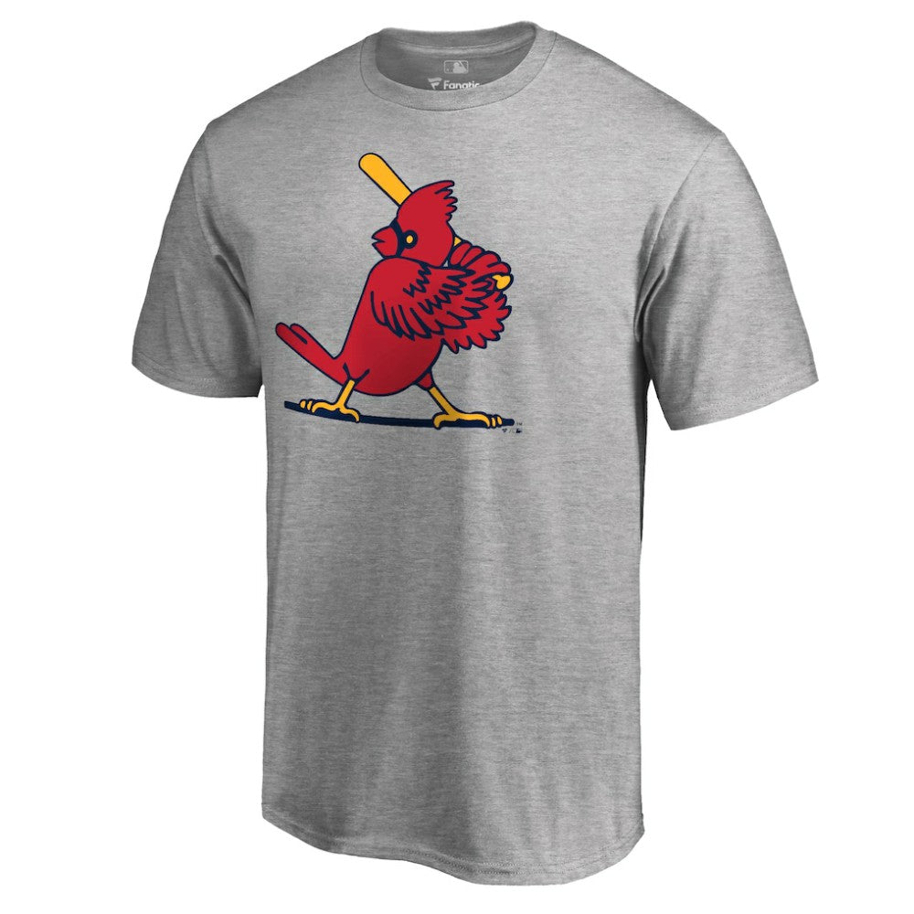 St. Louis Cardinals Cooperstown Collection Forbes T-Shirt - Ash T-shirts