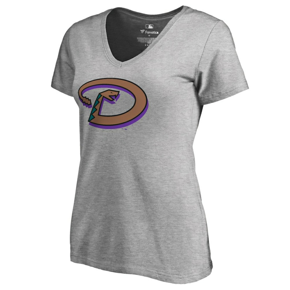 Arizona Diamondbacks Women's Cooperstown Collection Forbes T-Shirt - Ash T-shirts