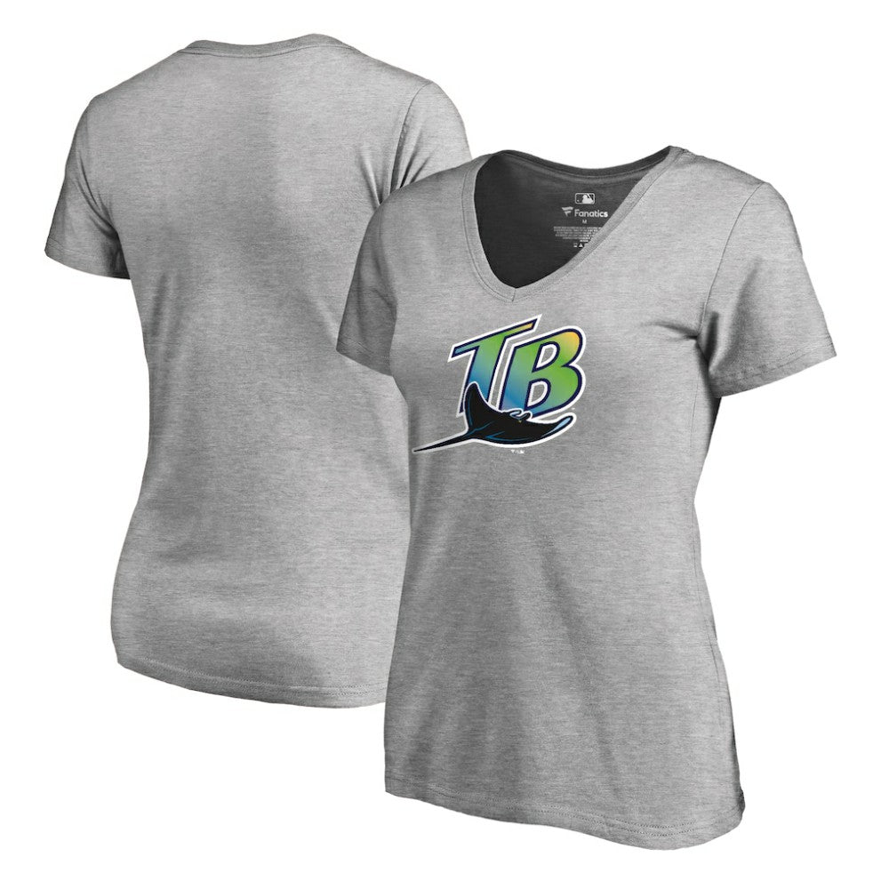Tampa Bay Rays Women's Cooperstown Collection Forbes T-Shirt - Ash T-shirts
