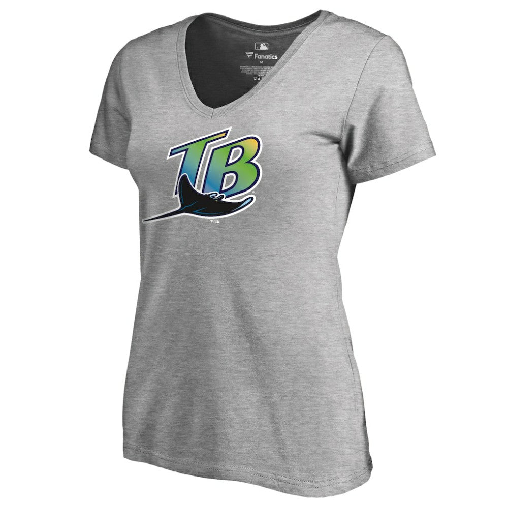 Tampa Bay Rays Women's Cooperstown Collection Forbes T-Shirt - Ash T-shirts