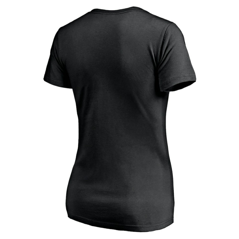 Pittsburgh Pirates Women's Core Wahconah V-Neck T-Shirt - Black T-shirts