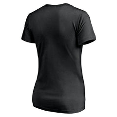 Tampa Bay Rays Women's Core Wahconah V-Neck T-Shirt - Black T-shirts