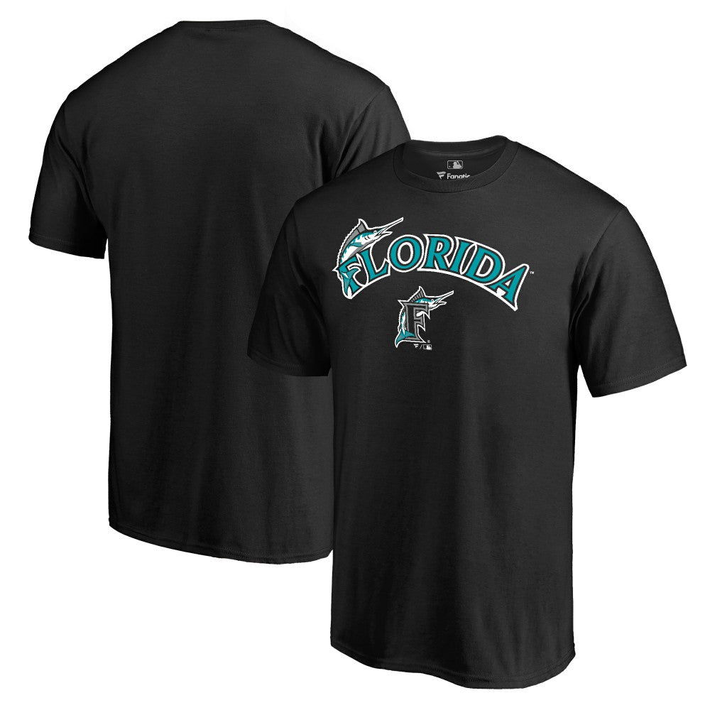 Miami Marlins Cooperstown Collection Wahconah T-Shirt - Black T-shirts