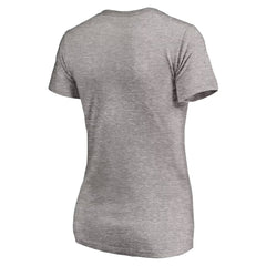Philadelphia Phillies Women's Core Wahconah V-Neck T-Shirt - Heather Gray T-shirts