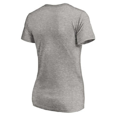 Pittsburgh Pirates Women's Core Wahconah V-Neck T-Shirt - Heather Gray T-shirts