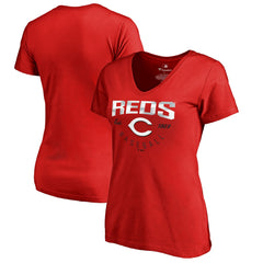 Cincinnati Reds Women's Live For It T-Shirt - Red T-shirts