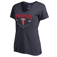 Minnesota Twins Women's Live For It T-Shirt - Navy T-shirts
