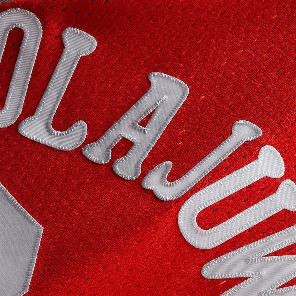 Hakeem Olajuwon Houston Rockets 1993/94 Hardwood Classics Swingman Jersey Red