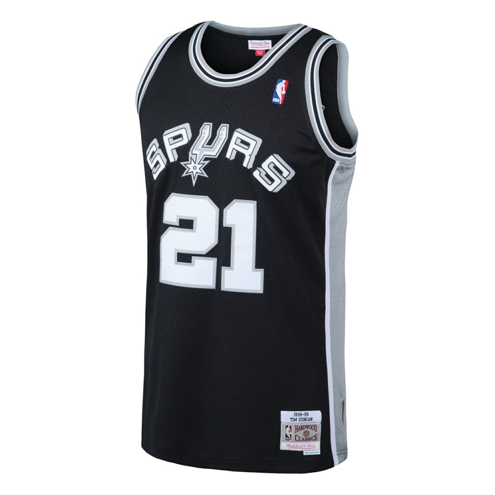 Tim Duncan San Antonio Spurs 1998/99 Hardwood Classics Swingman Jersey Black