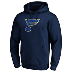 NHL St. Louis Blues Fanatics Primary Logo II Pullover Hoodie - Navy