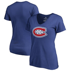 NHL Montreal Canadiens Women's Primary Logo T-Shirt - Royal