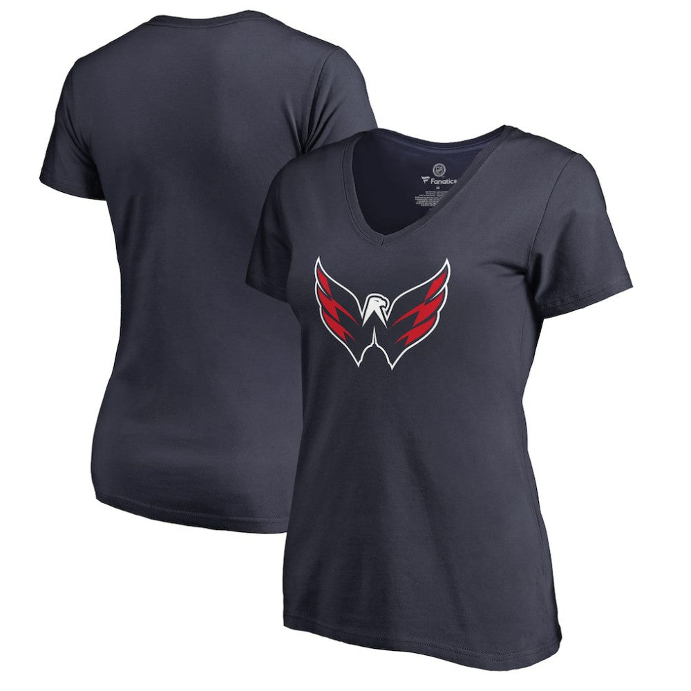 NHL Washington Capitals Women's Primary Logo T-Shirt - Navy