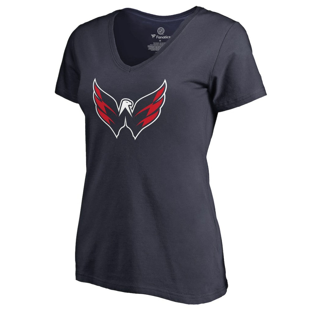 NHL Washington Capitals Women's Primary Logo T-Shirt - Navy