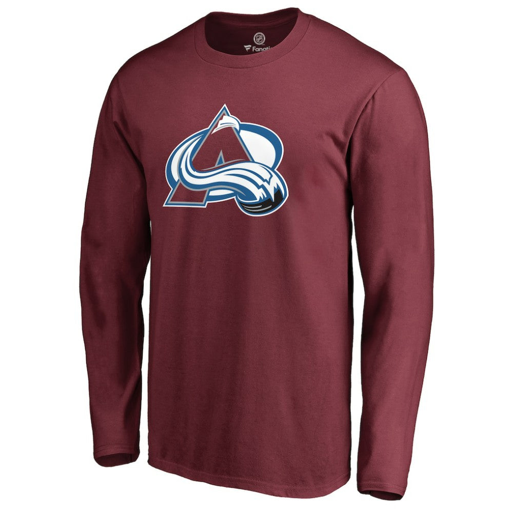 NHL Colorado Avalanche Primary Logo 2 Long Sleeve T-Shirt - Maroon