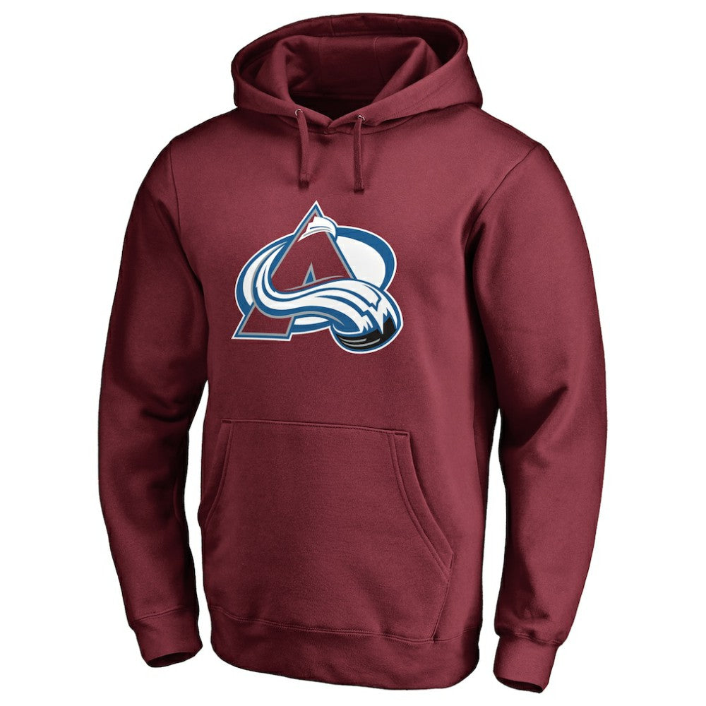 NHL Colorado Avalanche Primary Logo Pullover Hoodie II - Burgundy