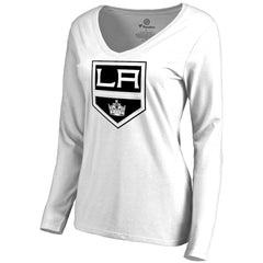NHL Los Angeles Kings Women's Primary Team Logo Long Sleeve T-Shirt - White