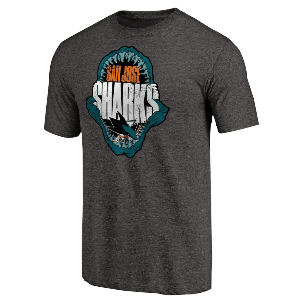NHL San Jose Sharks Hometown Collection Chomp Tri-Blend T-Shirt - Black