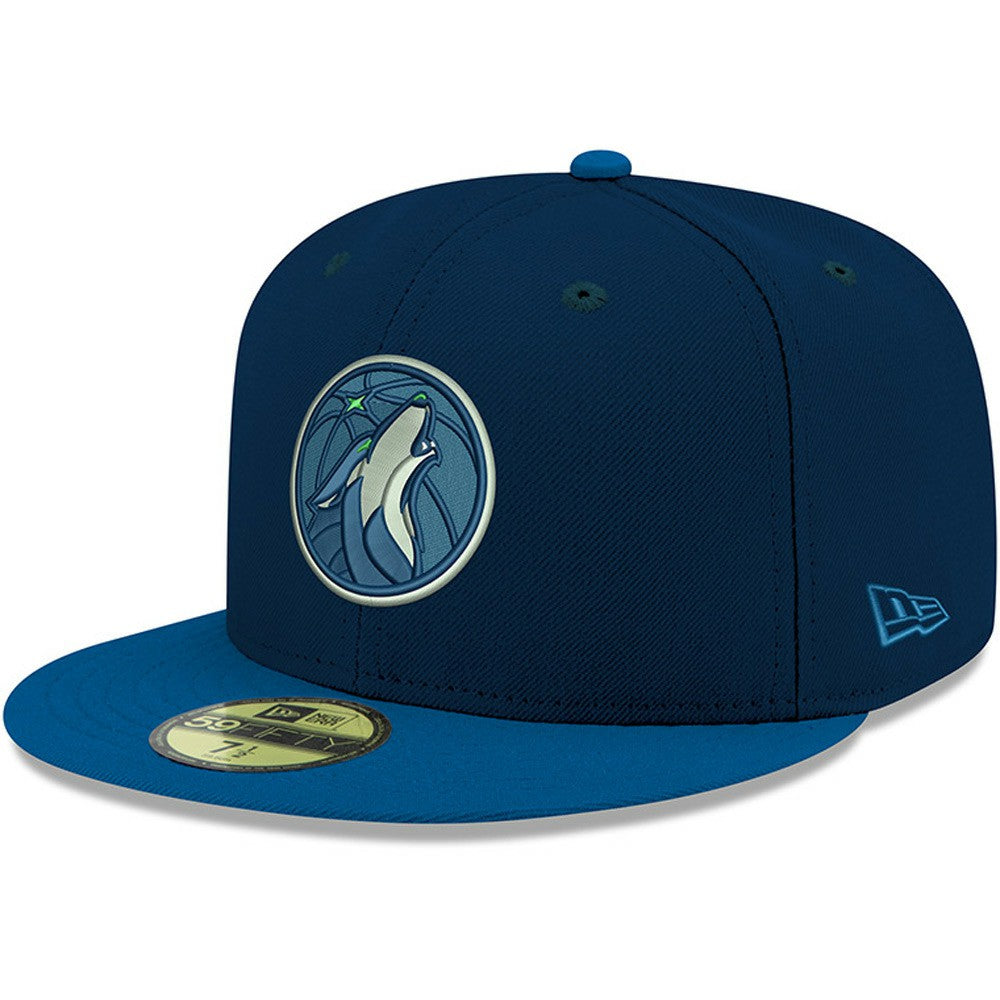 Minnesota Timberwolves Team Color 2Tone 59FIFTY Fitted Hat Navy