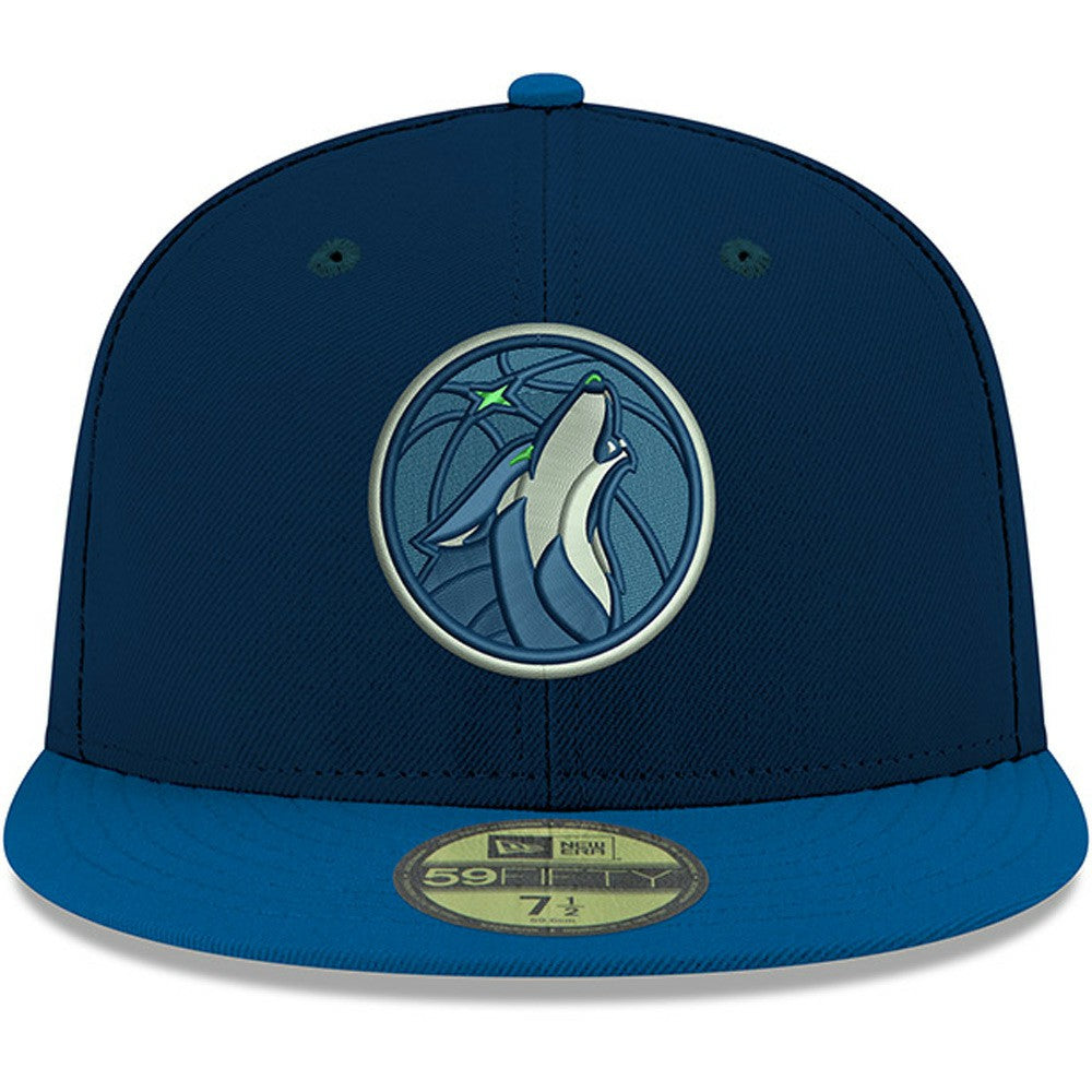 Minnesota Timberwolves Team Color 2Tone 59FIFTY Fitted Hat Navy