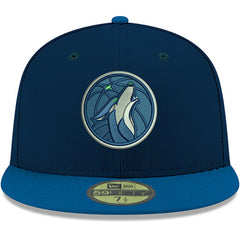 Minnesota Timberwolves Team Color 2Tone 59FIFTY Fitted Hat Navy