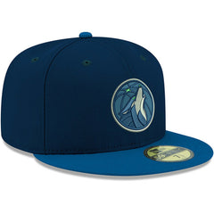 Minnesota Timberwolves Team Color 2Tone 59FIFTY Fitted Hat Navy