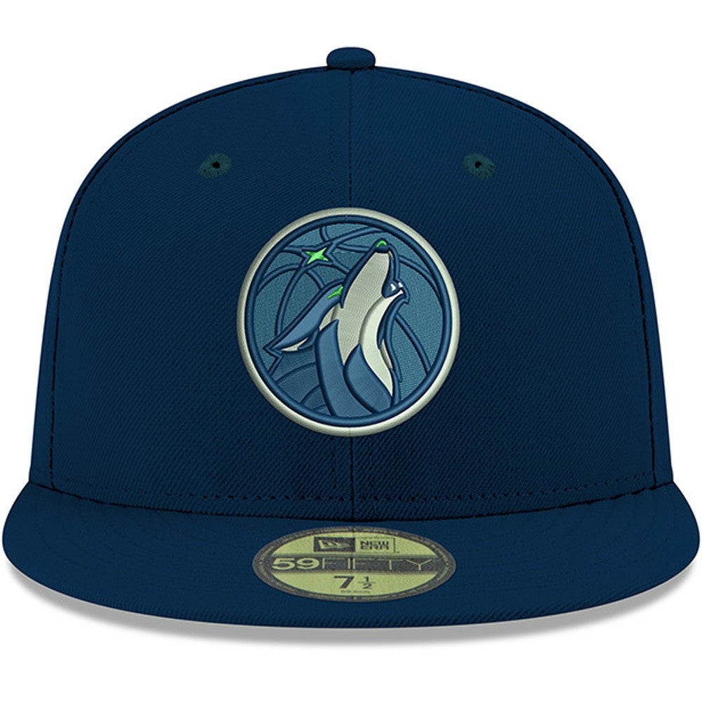 Minnesota Timberwolves Youth Team Color 59FIFTY Fitted Hat Navy