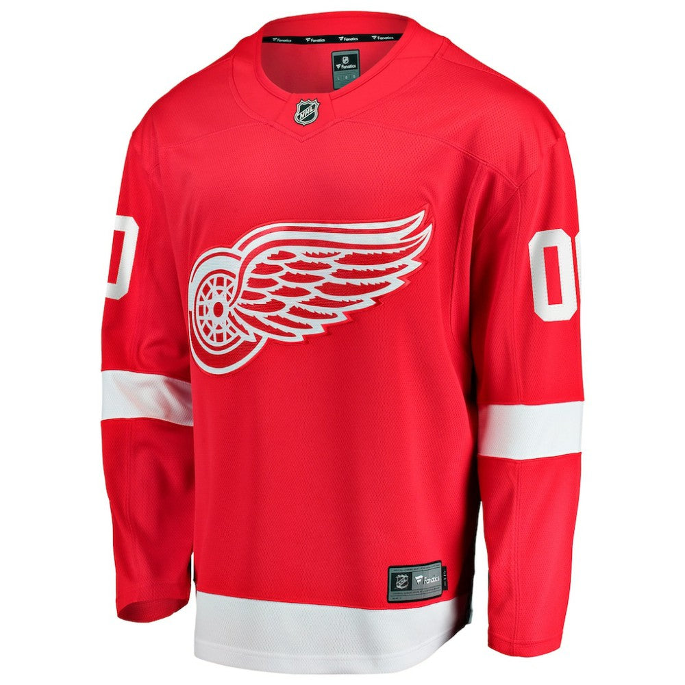 NHL,Custom Detroit Red Wings Fanatics Home Breakaway Custom Jersey - Red