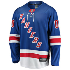 NHL,Custom New York Rangers Fanatics Home Breakaway Custom Jersey - Blue