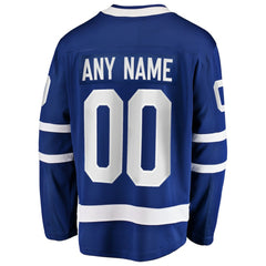 NHL,Custom Toronto Maple Leafs Fanatics Home Breakaway Custom Jersey - Blue