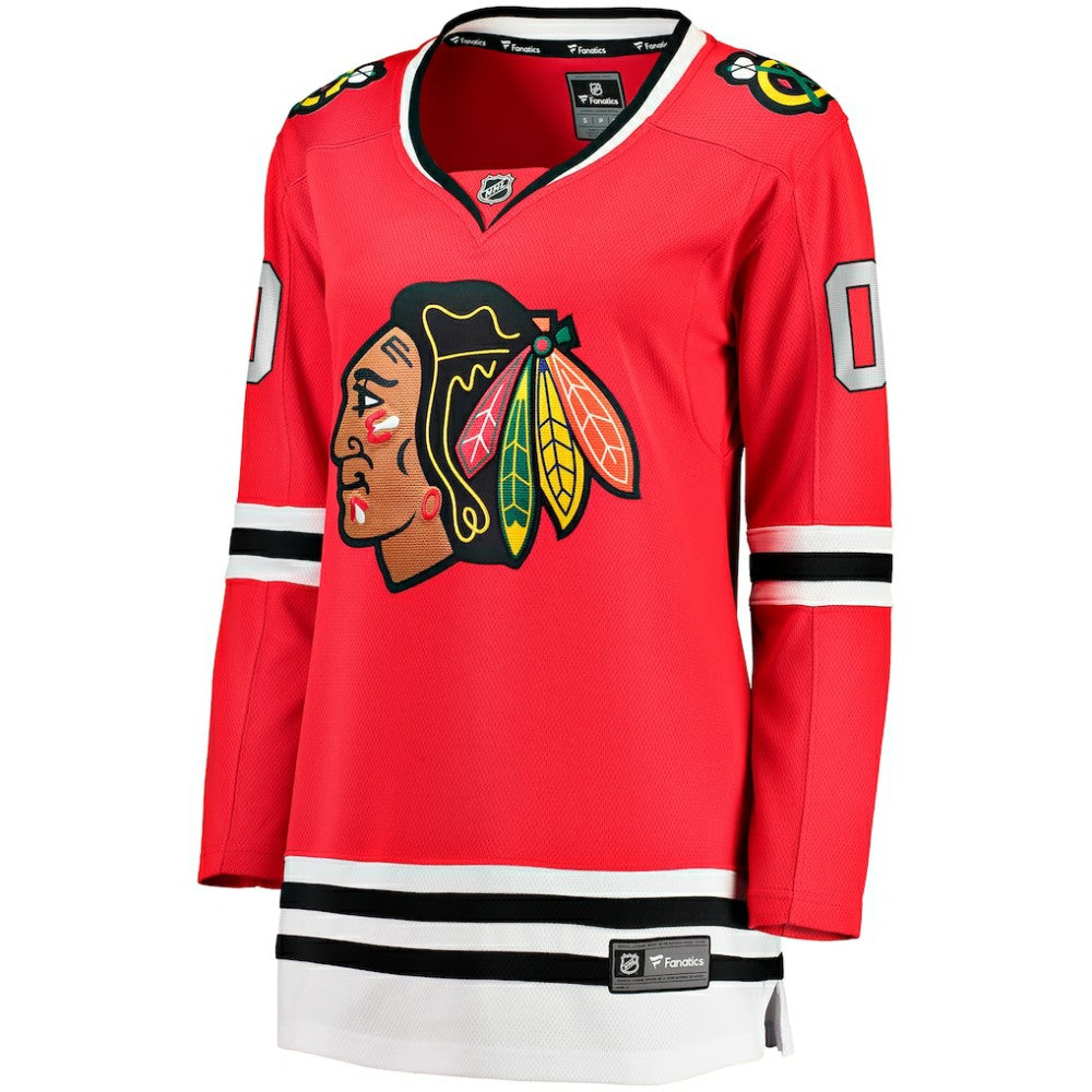 NHL,Custom Chicago Blackhawks Fanatics Women's Home Breakaway Custom Jersey - Red