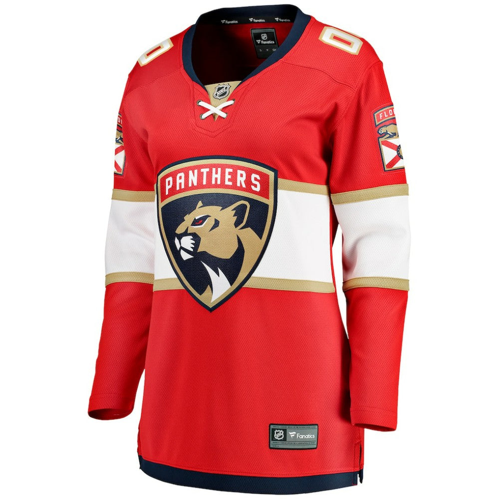NHL,Custom Florida Panthers Fanatics Women's Home Breakaway Custom Jersey - Red