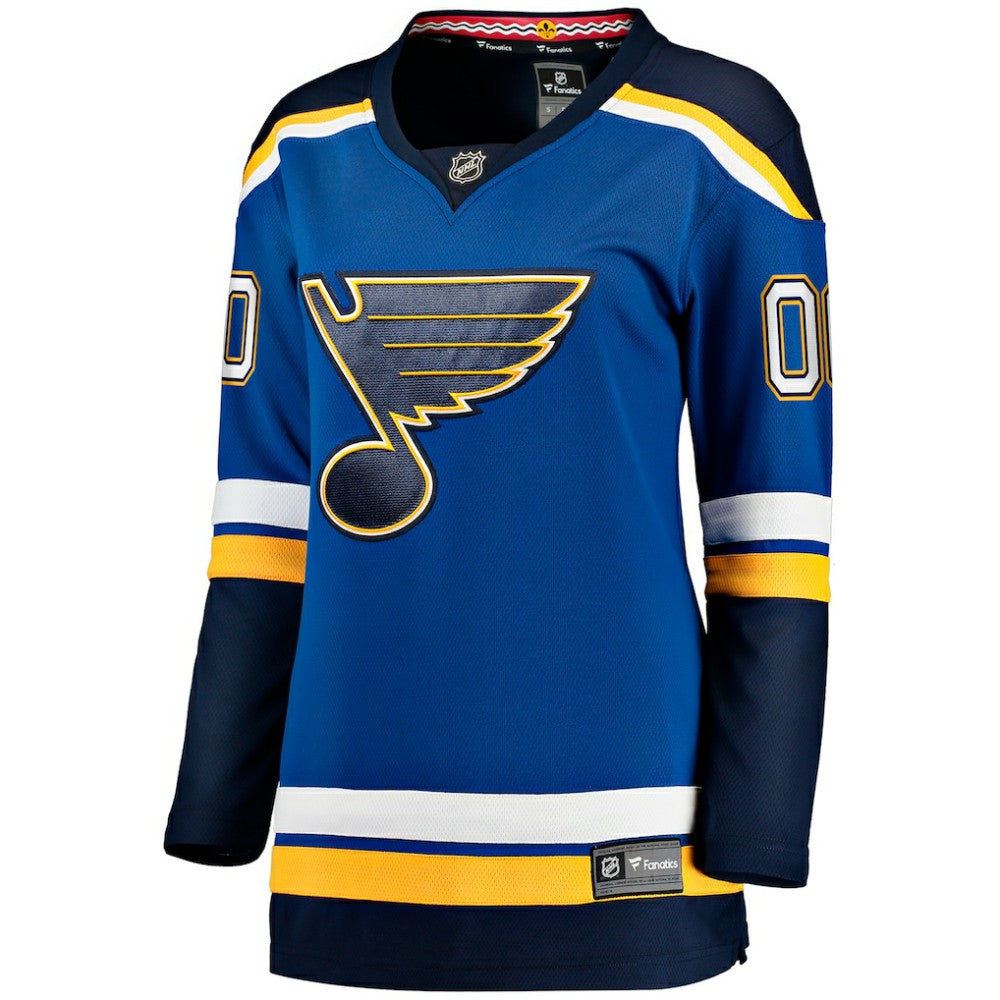 NHL,Custom St. Louis Blues Fanatics Women's Home Breakaway Custom Jersey - Blue