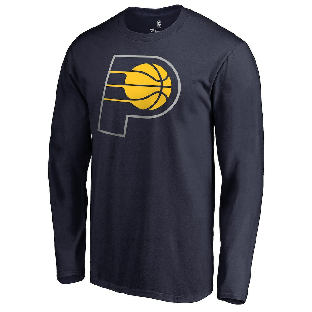 Indiana Pacers Primary Logo Long Sleeve T-Shirt Navy