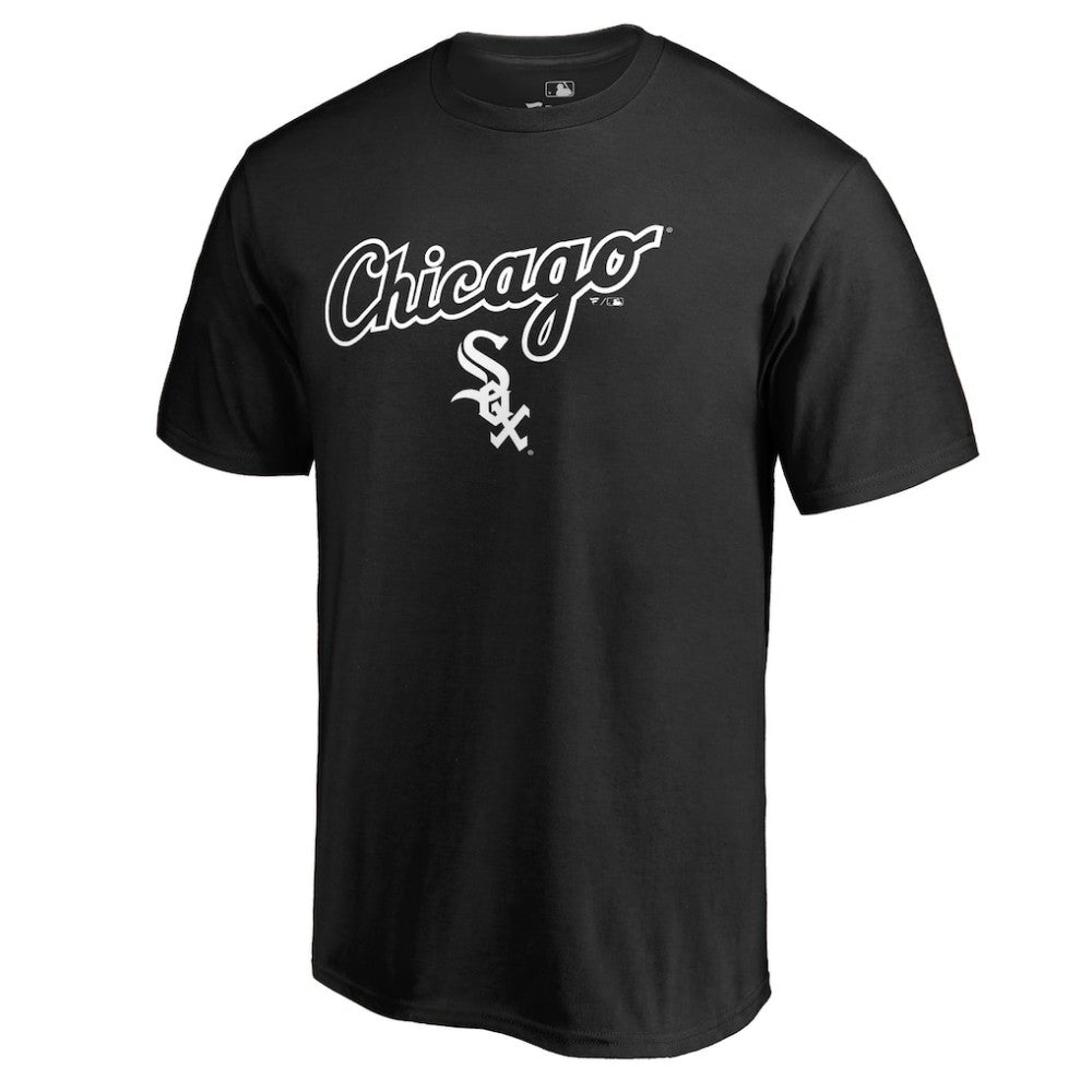 Chicago White Sox Team Lockup T-Shirt - Black T-shirts