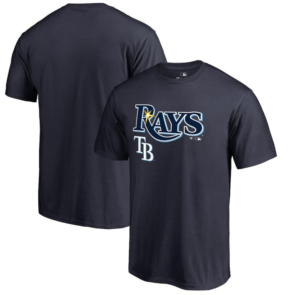 Tampa Bay Rays Team Lockup T-Shirt - Navy T-shirts