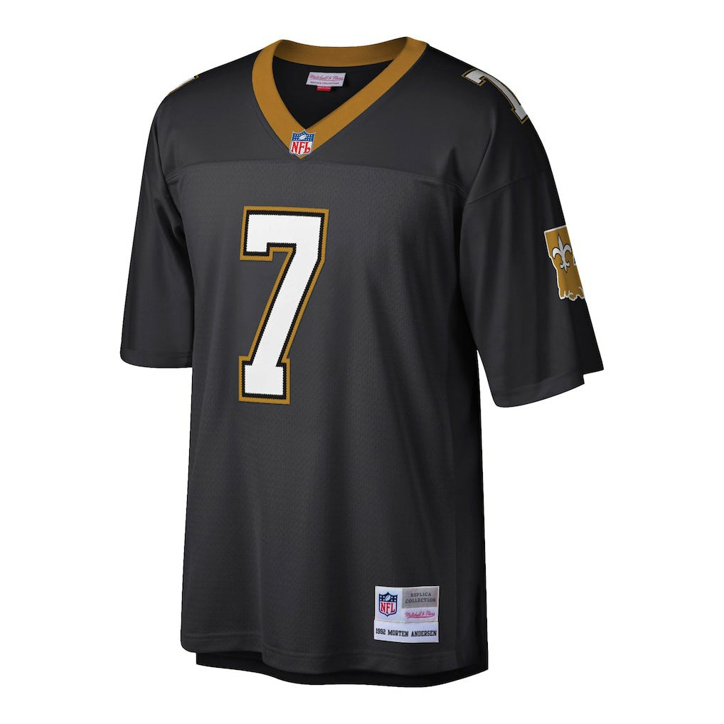 Morten Andersen New Orleans Saints Retired Player Legacy Replica Jersey Black