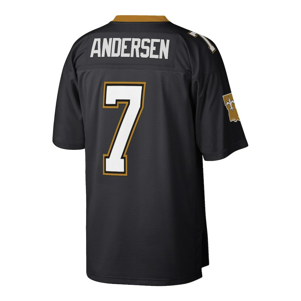 Morten Andersen New Orleans Saints Retired Player Legacy Replica Jersey Black