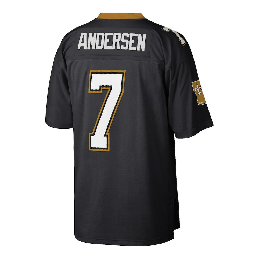 Morten Andersen New Orleans Saints Retired Player Legacy Replica Jersey Black