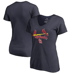 St. Louis Cardinals Women's Team Lockup T-Shirt - Navy T-shirts
