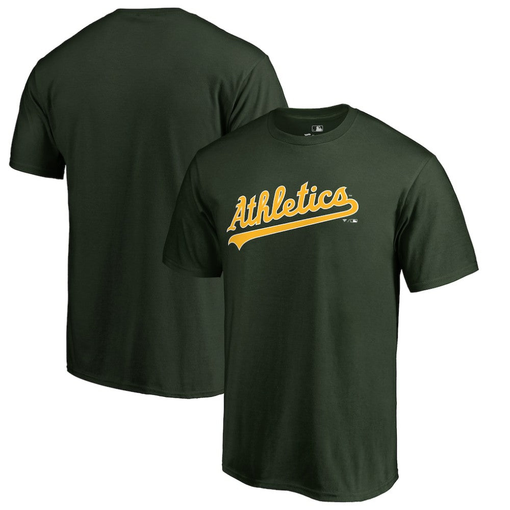Athletics Team Wordmark T-Shirt - Green T-shirts
