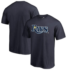 Tampa Bay Rays Team Wordmark T-Shirt - Navy T-shirts